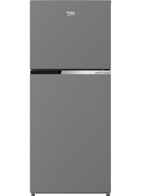 Beko 372L Top Mount Freezer Refrigerator (Brushed Silver) RDNT371I50VS