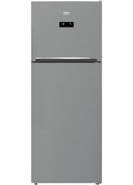Beko 470L Two Door Refrigerator (Platinum Inox) RDNT470E50VZP