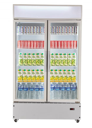 Kadeka 1100L Frost Free Showcase Chiller (2 Doors)
